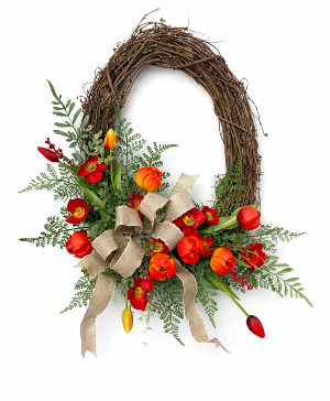 Woodland Blossoms Silk wreath