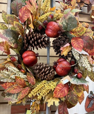 Woodland Harvest Wreath / Silk Wreath silk
