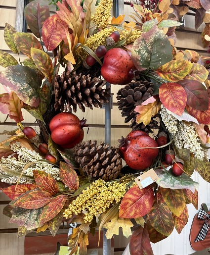 Woodland Harvest Wreath / Silk Wreath silk