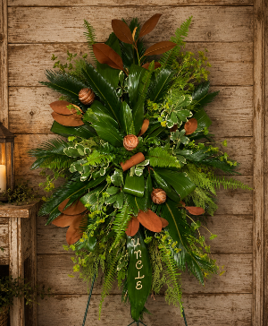 Woodland Remembrance  Standing spray