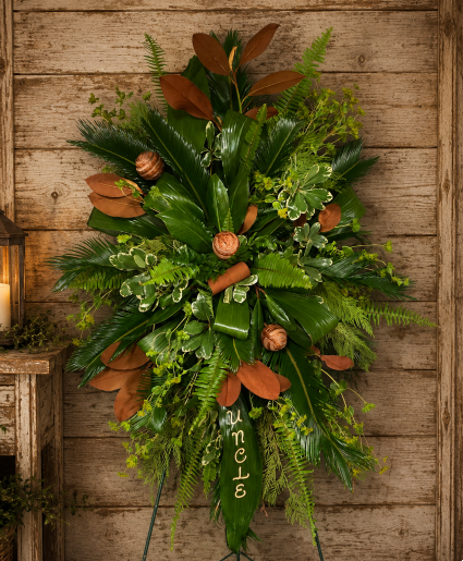 Woodland Remembrance  Standing spray