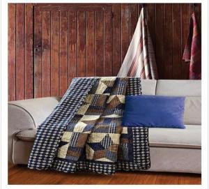 Woodland Star Quilted Throw Throw