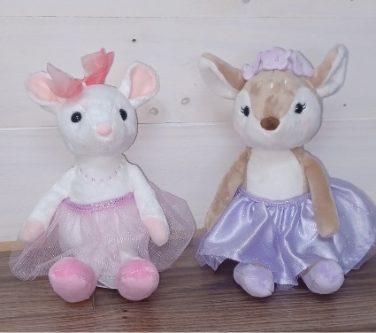 Mouse or Deer Tutu Plush 
