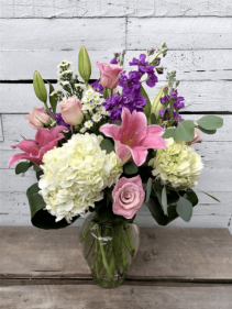 World's Best Mom Vase Arrangement