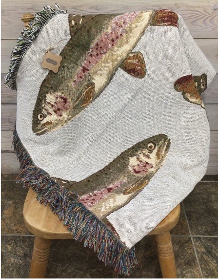 Woven Trout Blanket 