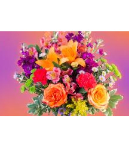 Wrapped Bouquet Mixed Blooms