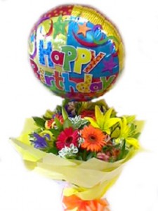 Wrapped bouquets 
