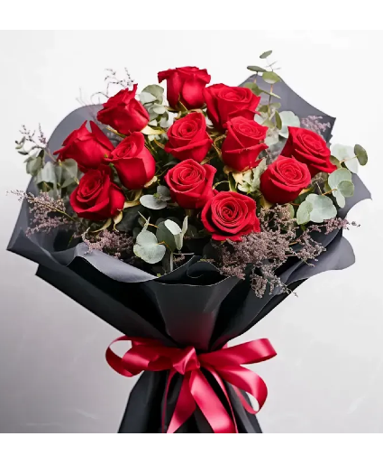 Wrap it up dozen! no vase - paper wrapped