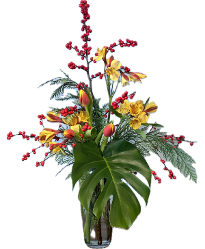 Wrapped Flower Subscription Bouquet (4-8 weeks) Loose wrapped flowers (vase for display only)