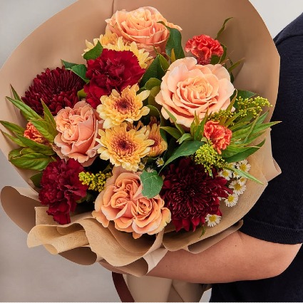 Wrapped in Autumn Wrapped Bouquet