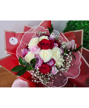 Wrapped in Love 24 Rose Bouquet Wrapped Bouquet