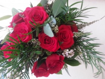 Wrapped in Splendor 1 Doz. Hand Wrapped Roses Pick Up In Store