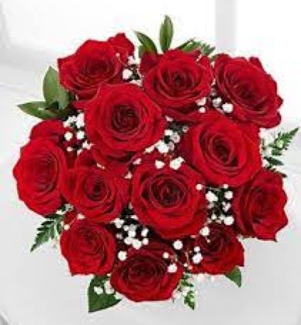 Wrapped Red Roses 12pm Show  Wrapped Bouquet