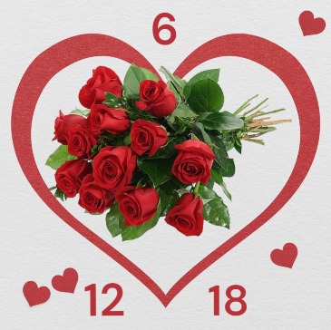 Wrapped Roses Bouquet Special in Windsor, ON | K. MICHAEL'S FLOWERS & GIFTS