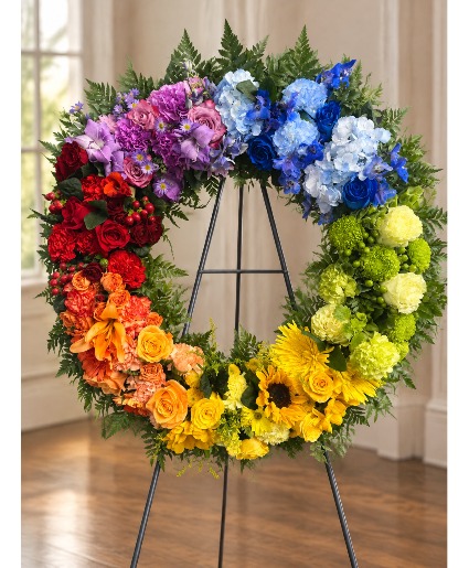 Standing Spray by Designers#035 Funeral arrangement