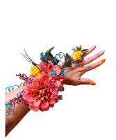 Wrist and ring wristlet 