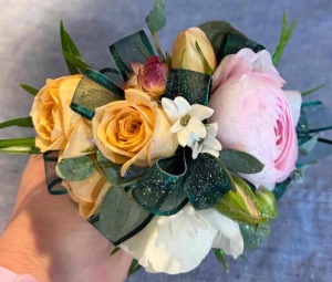 Wrist Corsage with Ribbon 