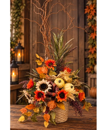 XL Beautiful Forever Design Fall Silk in Flora, IL | Angela's Village Florist LLC