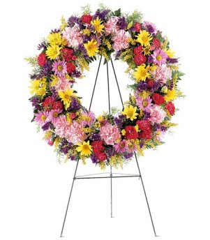 TELEFLORA'S ETERNITY WREATH Funeral Spray