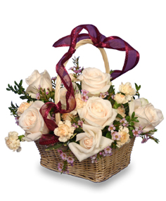 ROSE BASKET Flower Arrangement
