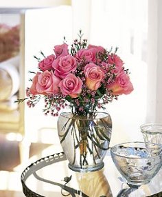Pretty Pink Dozen Rose Arrangement