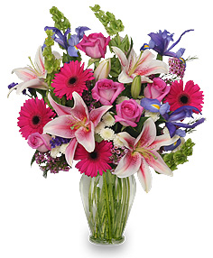 Lily Rose Spring Vase Fresh Flowers Vase