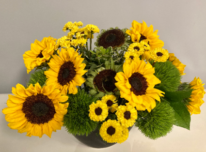 Yellow brilliance Floral Arrangement