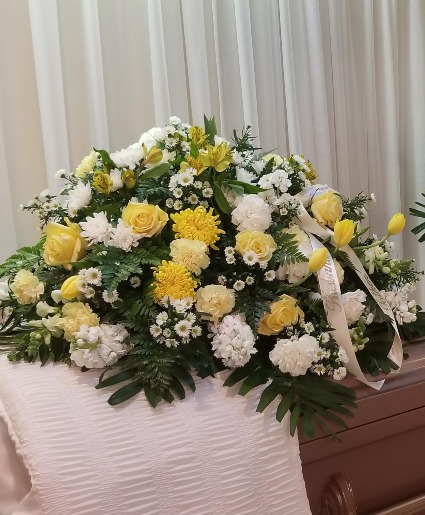 Yellow calmness Soft yellows and whites in a calming array of different florals