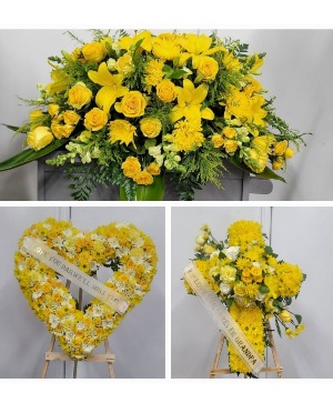 Yellow dream funeral package  