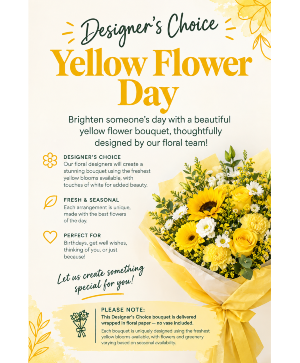 Yellow flower day 
