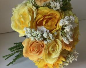 Yellow Lemon Wedding Bouq 