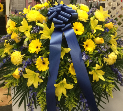 Yellow- Miss You! Casket FUNERALS