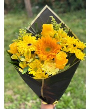 Yellow Mixed Bouquet  Assorted Flowers 