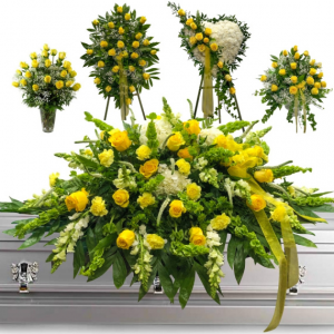 Yellow Rose  5 piece set  