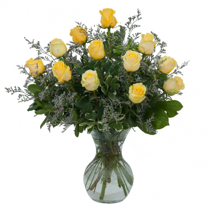 Yellow Rose Beauty Arrangement