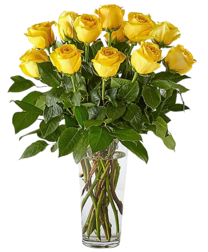  Yellow Rose Bouquet Various