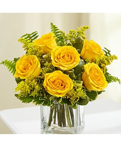 Yellow Rose Cube 