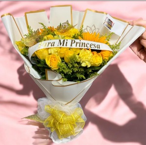 MIX YELLOW FLOWER BOUQUET 