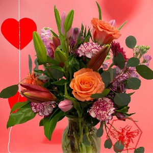 You ARE Mine   Premium Vase of Fresh Flowers