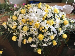 You Are My Sunshine Casket Spray
