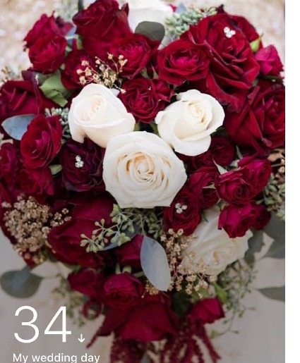 You have my heart! Bride bouquet