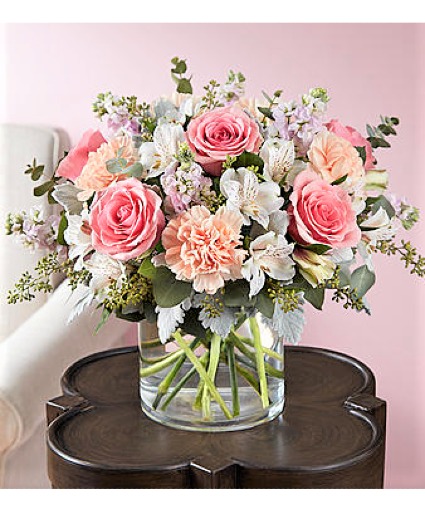 You Make Me Blush Softly Hued, Fragrant Modern  Bouquet