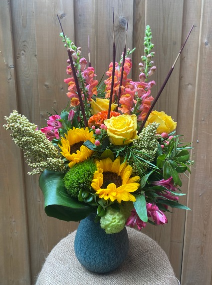 You make me smile Vase Arrangement