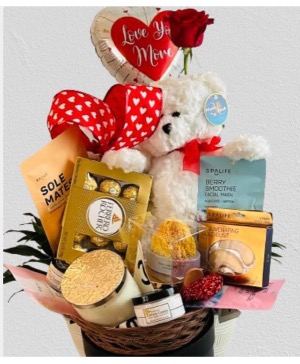 JUST BECAUSE I LOVE YOU  GIFT BASKET 