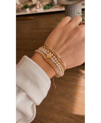 "Your Journey" Prayer Bracelet Champagne
