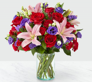 Your's Truly PINK AND RED FLOWERS