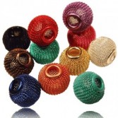 Zebra and Co Iron Mesh Beads