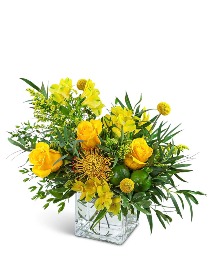 Zesty Twist Flower Arrangement