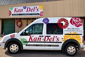 Kan Del's Floral website photo