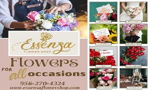 Essenza Flower Shop website photo